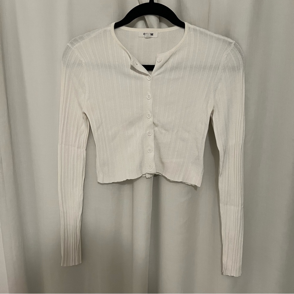 Button down cardigan top